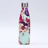 Venuy Tragbare Edelstahl-Wasserflasche, doppelt vakuumisoliert,...