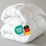 Bettdecke 135x200 - Federbettdecke Winterdecke mit Daunen & Federn - Extra...