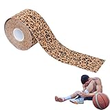 Kinesiologie Tape, tape selbstklebend sport 5 m x 5 cm Physio Tape, Leopard...