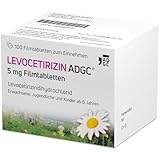 LEVOCETIRIZIN-ADGC® 5mg - 100 Stück - Allergie-Tablette mit...