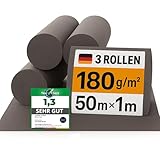 Ludwig Lacke® Malervlies [1 x 50 m] 3 Rollen Abdeckvlies & Abdeckfolie...