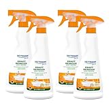 HEITMANN Pure pure Kraftreiniger Essig + Orange - 4x 500 ml -...