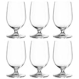 Leonardo Ciao+ Wassergläser 6er Set, Trink-Gläser mit gezogenem Stiel,...