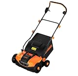 DOVAMAN DS16A Elektro-Vertikutierer & Rasenlüfter, 40 cm, 2-in-1 Gerät...