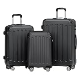 BEIBYE 2045 Zwillingsrollen 3tlg. Reisekoffer Koffer Kofferset Trolleys...