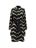 SweatyRocks Hemdblusenkleid Damen Langarm Kleid Knielang Herbstkleid Mit...