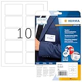 HERMA 4412 Namensetiketten ablösbar, 25 Blatt, 80 x 50 mm, 10 pro A4...