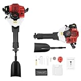 52CC 2-Takt Gartengrabmaschine – Portable 1900W Grabgerät mit 1500...