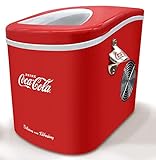 Salco Coca-Cola Eiswürfelmaschine SEB-14CC, Rot, Eiswürfel in 8-13...