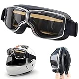 Tyafzzn Motorradbrille, Motorradbrille Winddicht, Schutzbrille Motocross,...