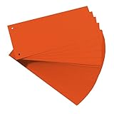 Herlitz Trennstreifen, Orange, 100 Stück