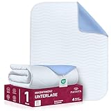 Pataya Inkontinenzunterlage waschbar 90x160 - wasserdichte Matratzenschutz...