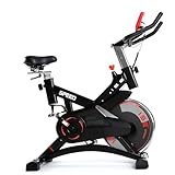 ISE Ergometer Heimtrainer Fahrrad, Indoor Cycling Bike mit Programm und...