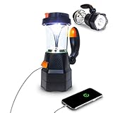 SELBST-SICHER 4in1 LED Laterne aufladbar | Notfallradio | Powerbank |...