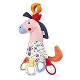 Fehn 055382 Activity-Pferd COLOR Friends – Motorikspielzeug zum...