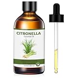 Citronella Öl 100 ml, Rein Citronella Ätherisches Öl für Aroma...