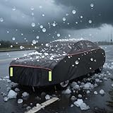 Hagelschutzplane Auto, Wasserdichter Verdickter Hagelschutz Auto...