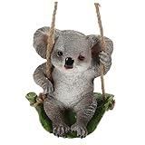HEMOTON Koala -Statue Ornamente Dekoration Statuen im Freien Erwachsene Hof...