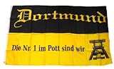 Fahne / Flagge Fußball Dortmund NEU 90 x 150 cm Flaggen