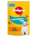 Pedigree Leckerbissen Junior – Kleine Hundesnacks für Welpen mit Huhn...