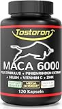 Tostoron Maca 6000 mg Kapseln – Tribulus + Pinienrinden Extrakt –...