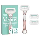 Gillette Venus Deluxe Smooth Sensitive Rosegold Rasierer Damen,...