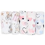 FENSILO Moltontücher, 5er Pack-Flanellwindeln aus 100%...