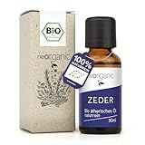 NeoOrganic® Bio Zedernöl (Cedrus atlantica) 100% naturreines...