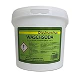 DIACLEANSHOP Waschsoda - 5kg Pulver - calciniertes Soda, Reine Soda,...