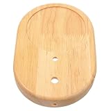 Toddmomy Massiver Holzsockel Tischlampe Aromatherapie Funktion Ovaler...