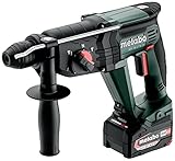 Metabo Akku-Kombihammer KH 18 LTX 24 metaBOX 165 L; 18V 2x4Ah Li-Power +...