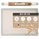 Backefix Silikon Backmatte 40×30 cm Grün – hochwertige Dauerbackmatte...