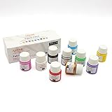 Artme Stoffmalfarben/Textilfarben-Farbset 10 Farben 20 ml x 10 -waschfest
