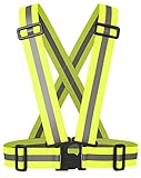 Eximtrade Elastisch Reflektierende Warnweste Reflektorweste Gurtzeug für...