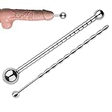 BDSMYEE hohler Harnröhren-Dilatator mit Penis Plug,2 Pcs Edelstahl-Dilator...