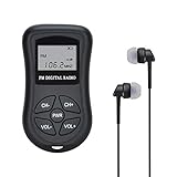 Batteriebetriebenes UKW-Taschenradio, COVVY Mini-Stereo-Radio (60-108 MHz),...