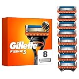 Gillette Fusion5, 8 Original Ersatzklingen, Rasierklingen für Herren mit...