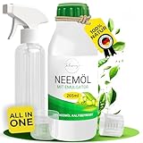 Jalawango Neemöl mit Emulgator [265ml] | 100% Natürlich, Sprühfertig,...