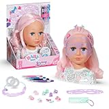 BABY born Stylingkopf Kreativ, Frisierkopf zum Bemalen mit hochwertigem...