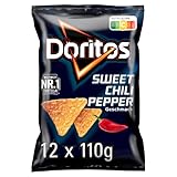 Doritos Sweet Chili Pepper - Tortilla Nachos mit süßem Chili-Geschmack -...