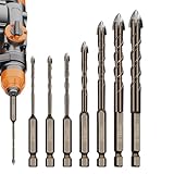Bohrer-Set für Metall – 7 x Bohraufsätze, Werkzeug aus Wolframstahl,...