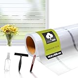 aboveBED Fensterfolie Sichtschutz mit Streifen 44.5x200cm, statisch...