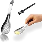Norhogo Premium Edelstahl Ingwer Reibe Löffel Knoblauch Reibe Shred Tool...