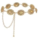 WHIPPY Damen Concho Kettengürtel taillenkette Türkis Taille Gürtel...