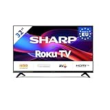 SHARP 32GD2225E – 32 Zoll Fernseher Smart TV (81 cm) Roku TV– HDR10,...