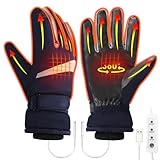Luckits USB Beheizte Handschuhe, Winterhand Warme Handschuhe Damen Herren...
