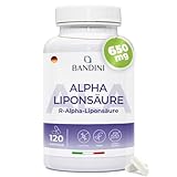 Bandini® Alpha-Liponsäure (Alpha Lipoic Acid) 650 mg Depot | 120...