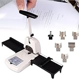 Eckenabrunder Stanzer – 6-in-1 Multi-Winkel-Papierstanzer für runde...