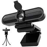 VIZOLINK W4DS Webcam PC mit Mikrofon, 4k/18Fps, 1080P/60Fps, 78°Sichtfeld,...