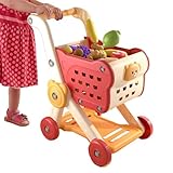 Supermarkt-Kinderwagen, Essens-Set für Kleinkinder – Lernspielzeug mit...